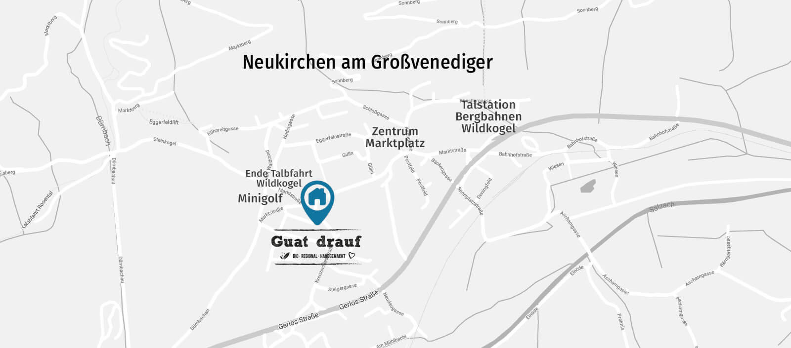 Guat Drauf auf Google Maps